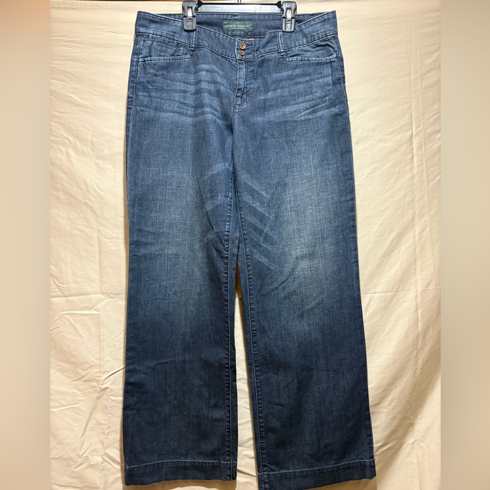 Lauren Jeans Co. Ralph Lauren Jeans Blue Medium Wash Size 10 Denim